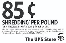 SHREDDING SALE