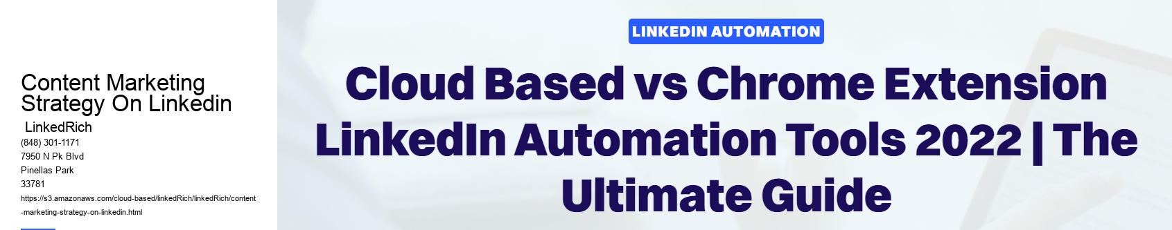Content Marketing Strategy On Linkedin