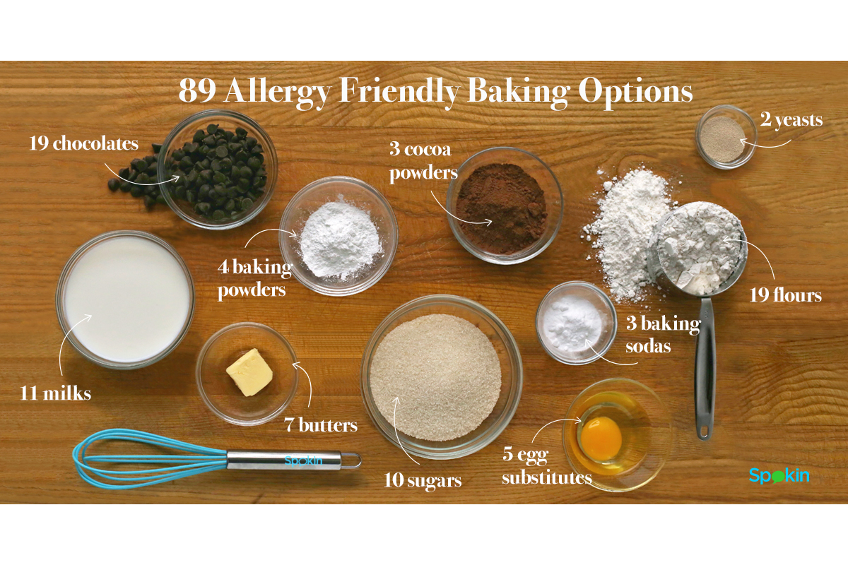 89 AllergyFriendly Baking Products — SPOKIN The Easiest Way to