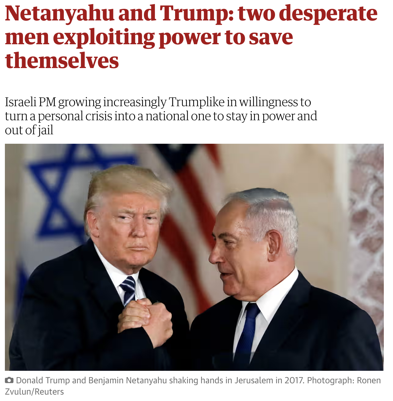 Netanyahu and Trump