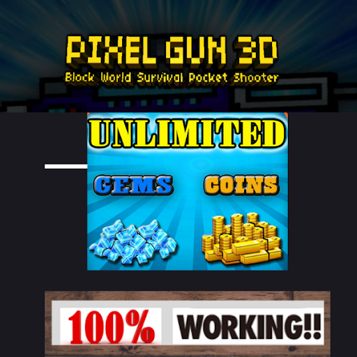 {@Pixel Gun 3D@} Hack Cheats Free Coins and Gems Generator