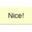 Nice alert