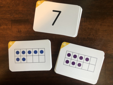 Ten-Frames & Numerals Classroom Set of 5 Card Decks