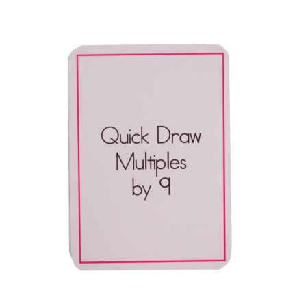 Quick Draw Multiples of 9 Card Deck