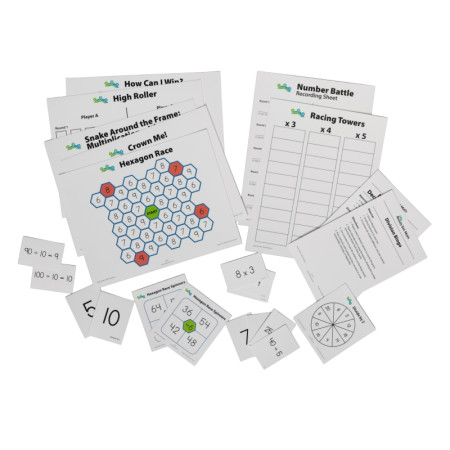 Ready Set Math Mult/Div: Strategies & Basic Facts Activity Board Set (RSM08)