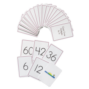 Quick Draw Multiples of 6 Card Deck