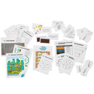 Ready Set Math Fractions: From Part-Whole to Measurement Activity Boards (RSM09)
