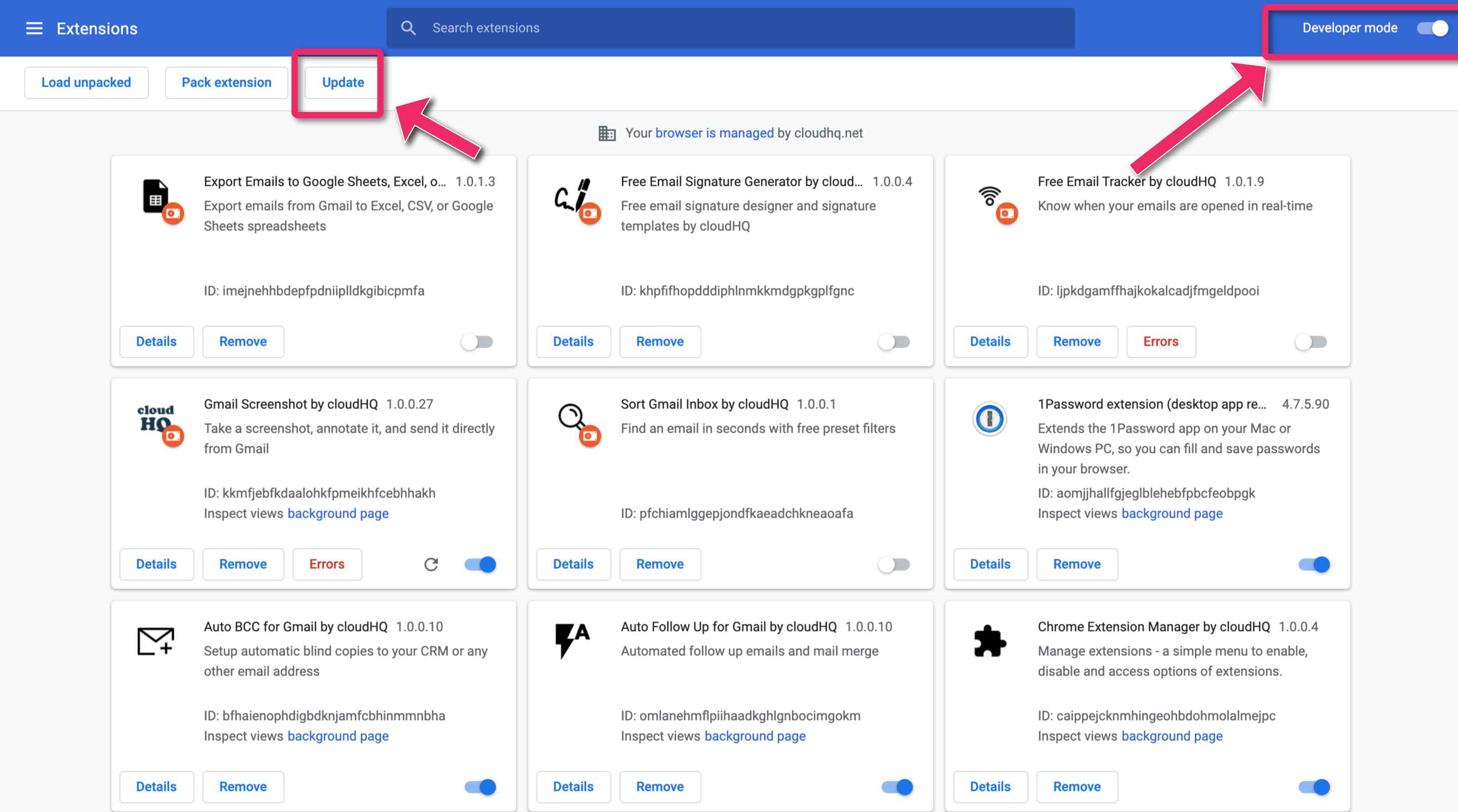 Developer Mode Extension