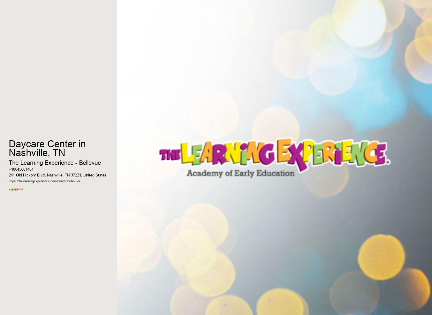 Daycare Center in Nashville, TN