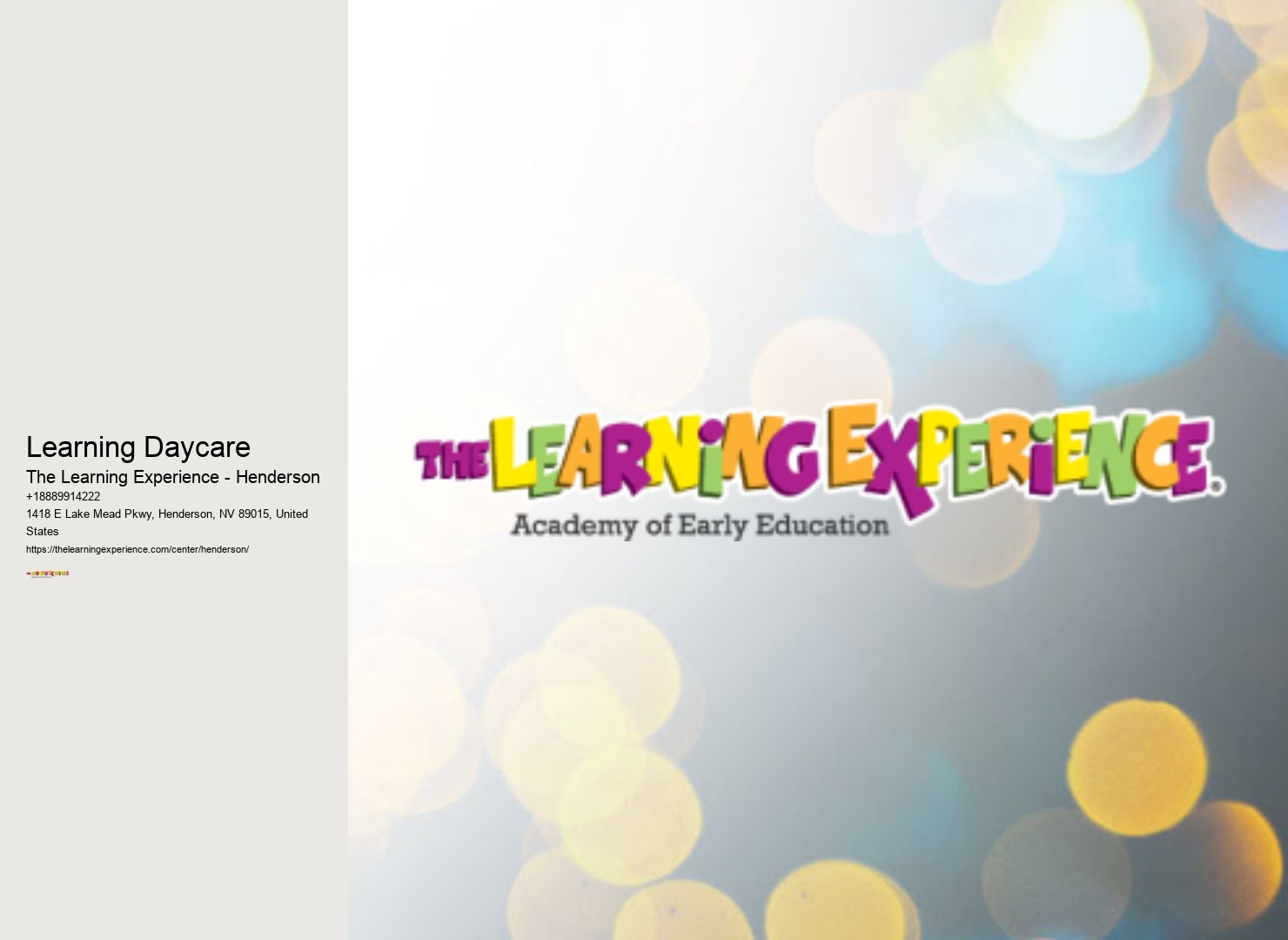 Learning Daycare