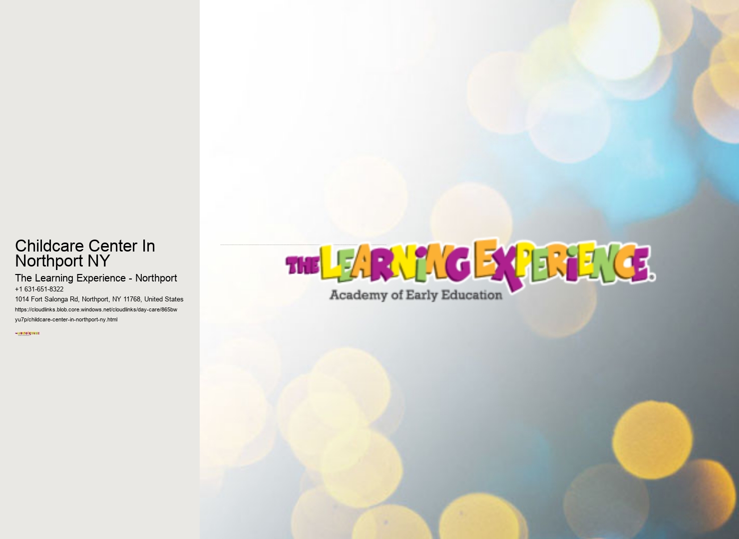 Childcare Center In Northport NY