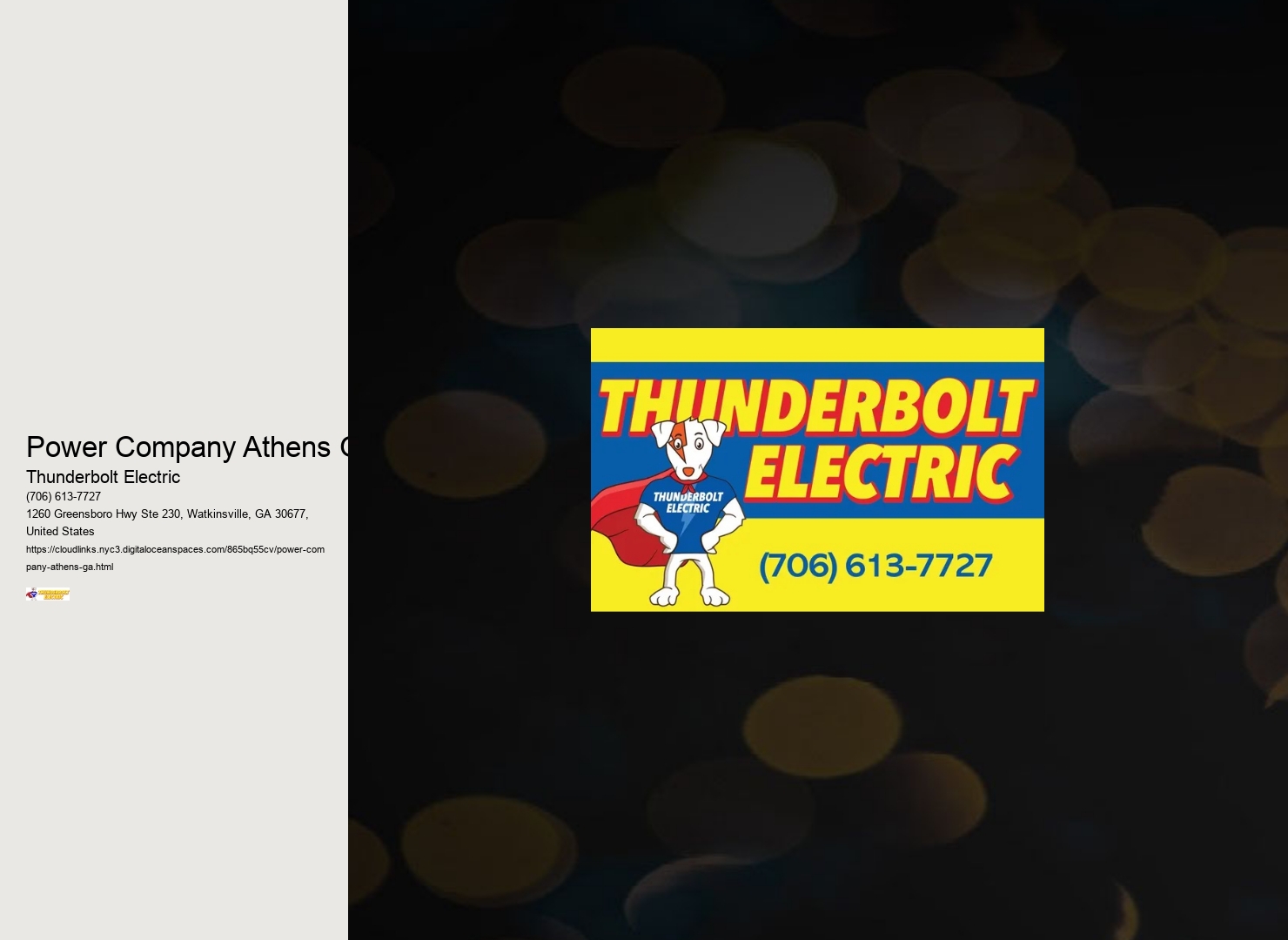 Power Company Athens GA