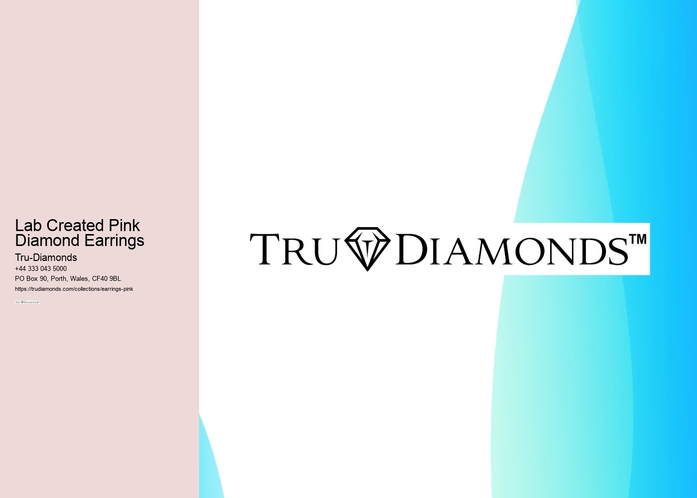 Lab Created Pink Diamond Earrings