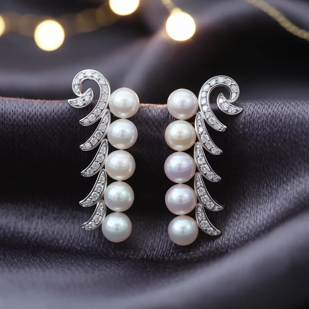 Stud Pearl Earrings