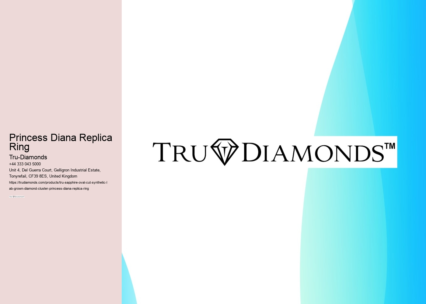 Princess Diana Replica Ring