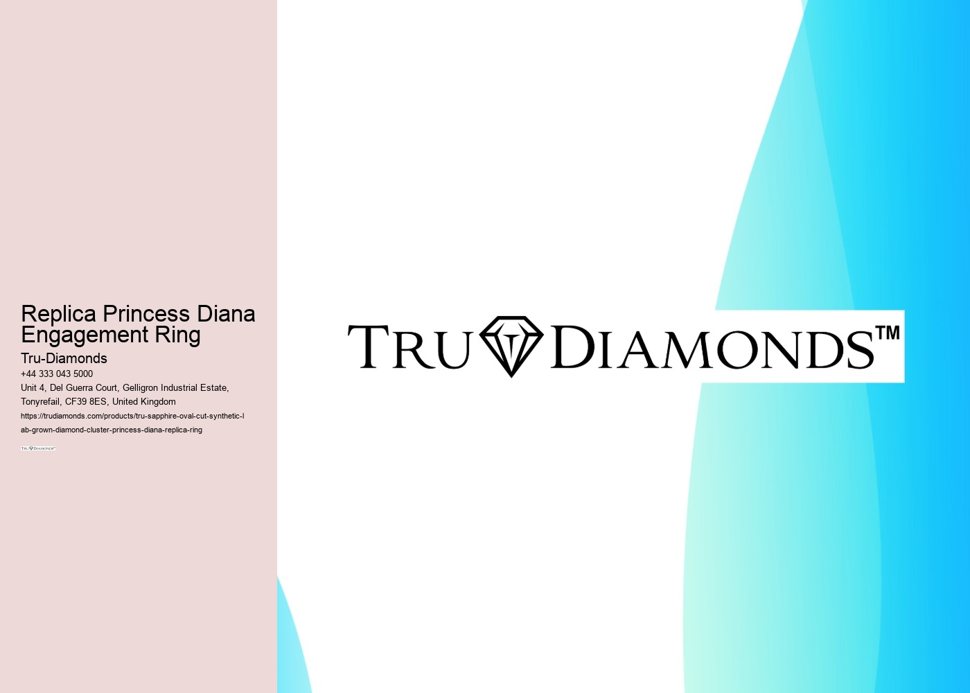 Replica Princess Diana Engagement Ring