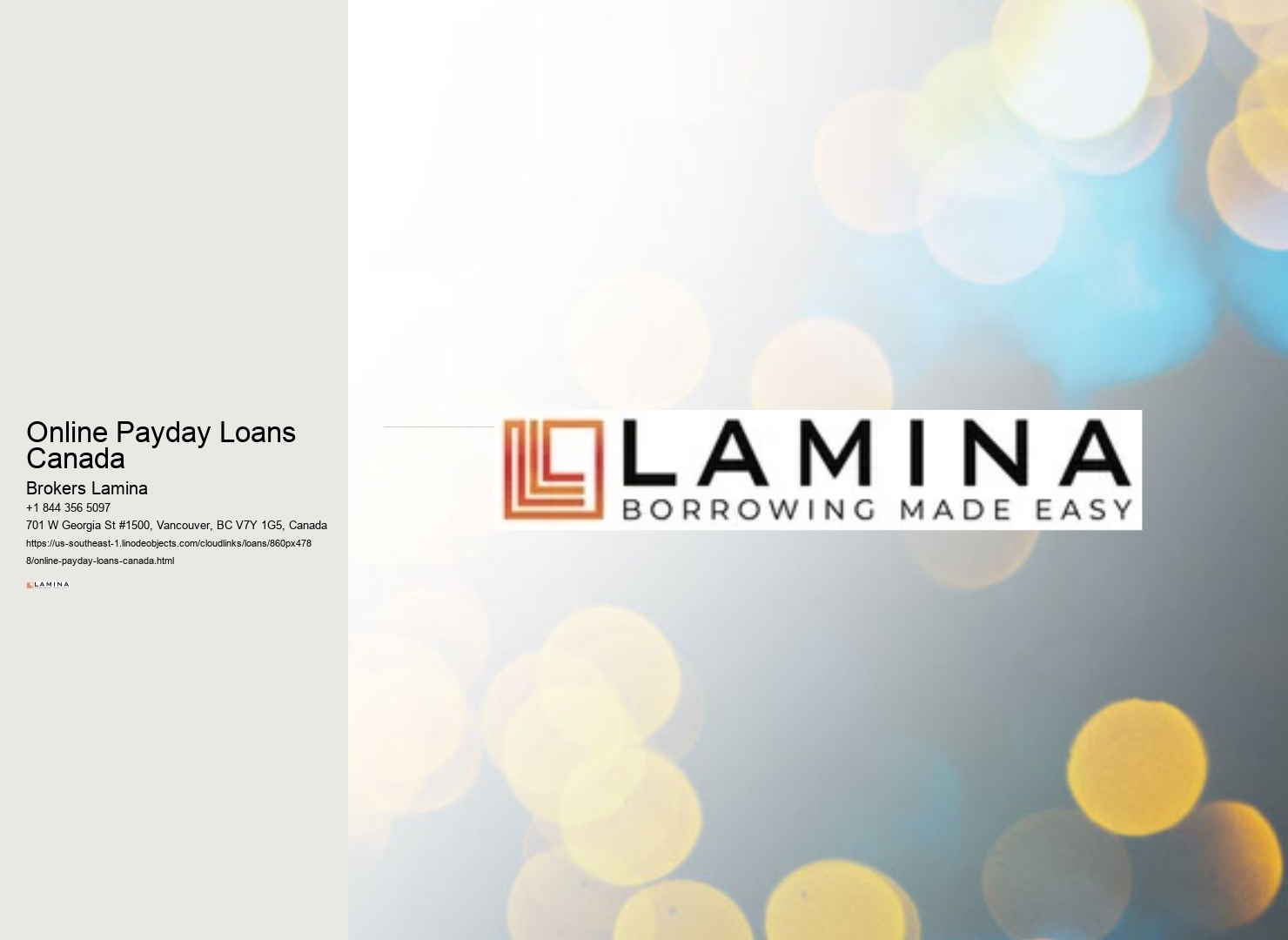 Online Payday Loans Canada