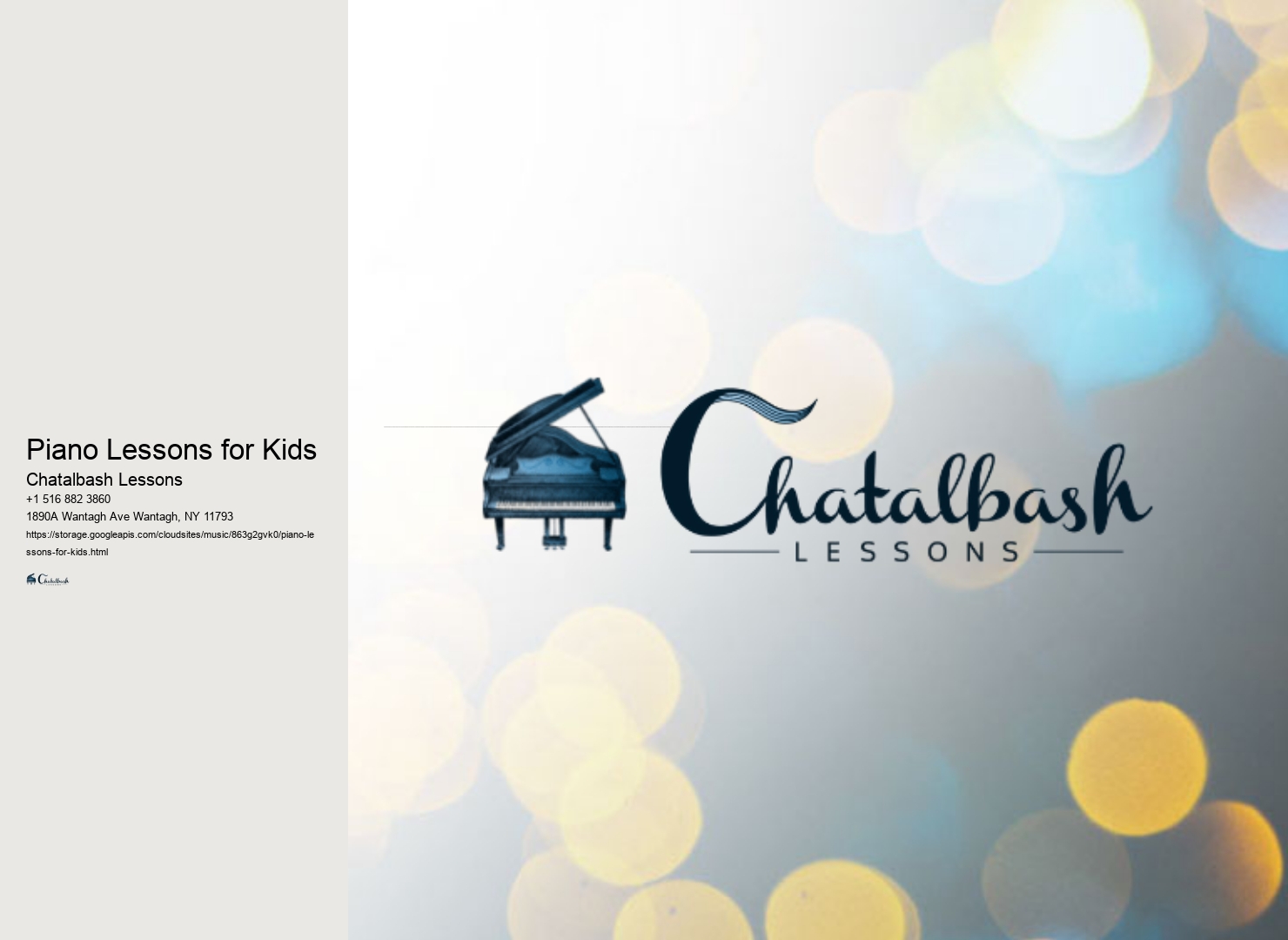 Piano Lessons for Kids