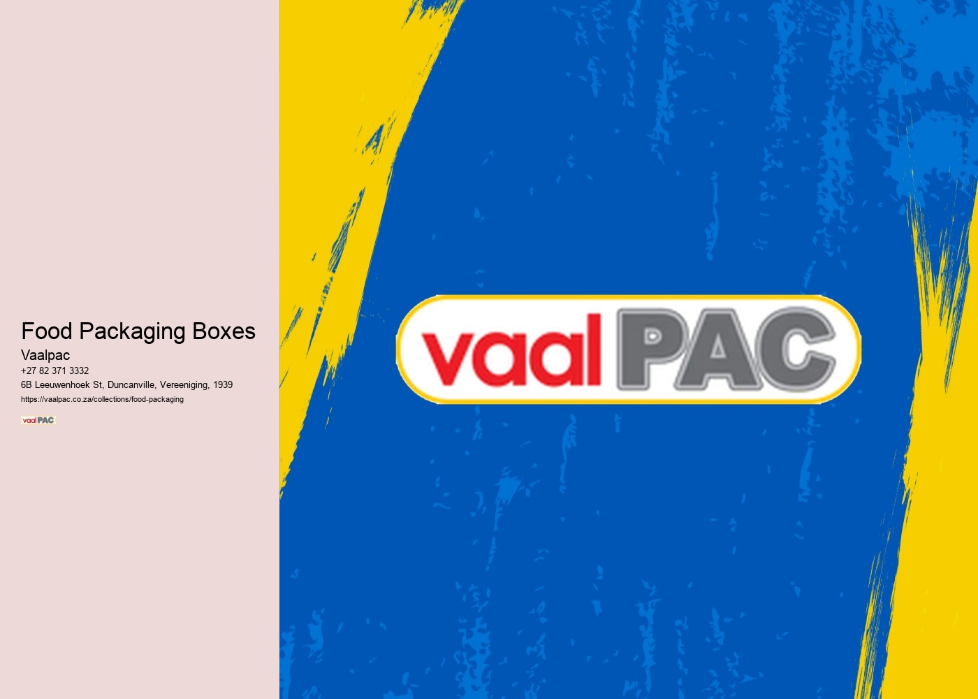 Food Packaging Boxes