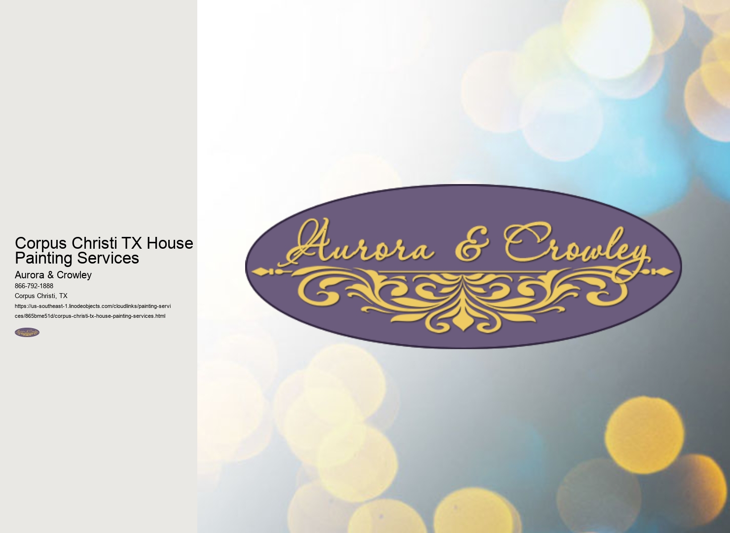 Corpus Christi TX House Painting Services