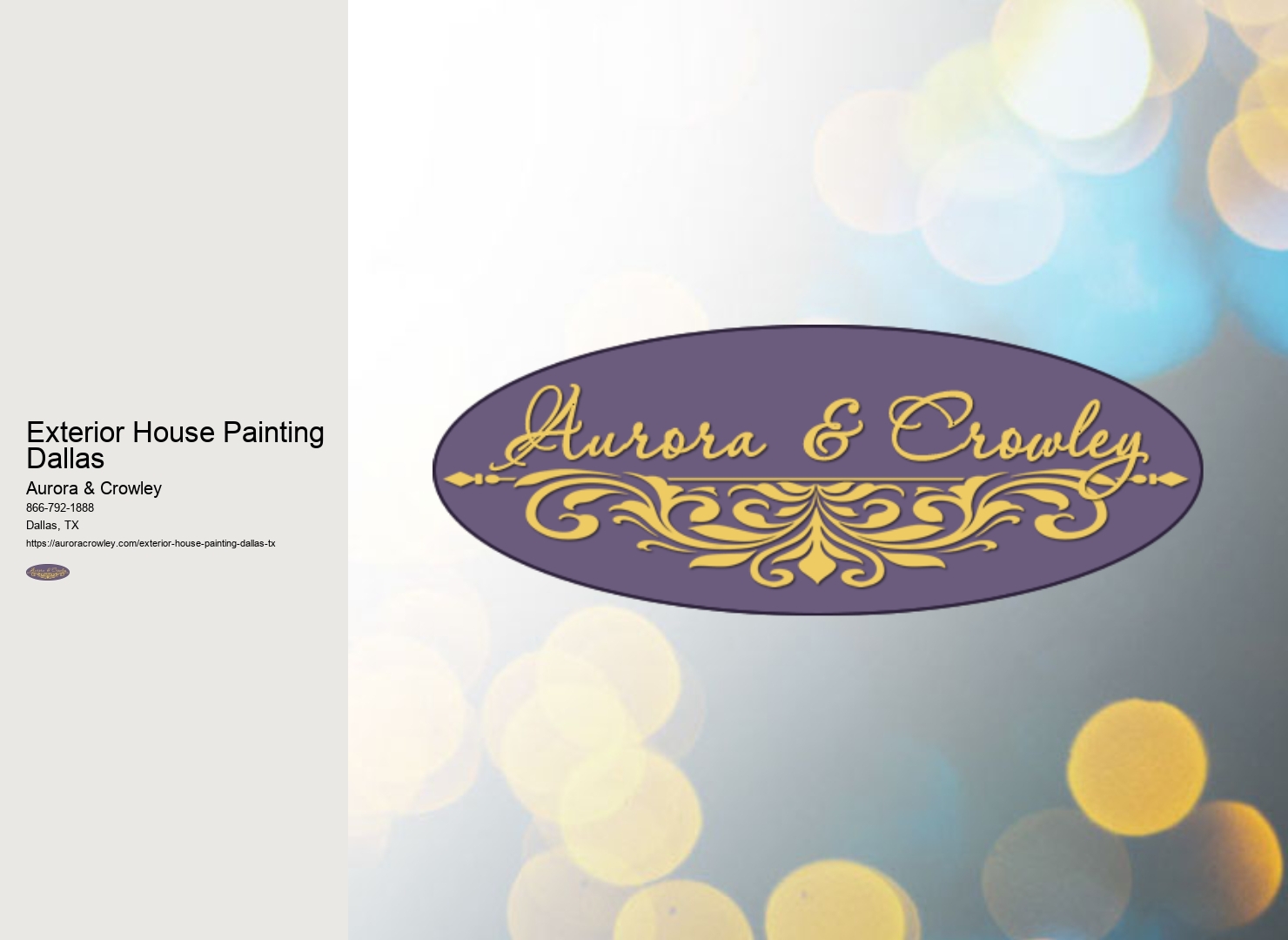 Exterior House Painting Dallas