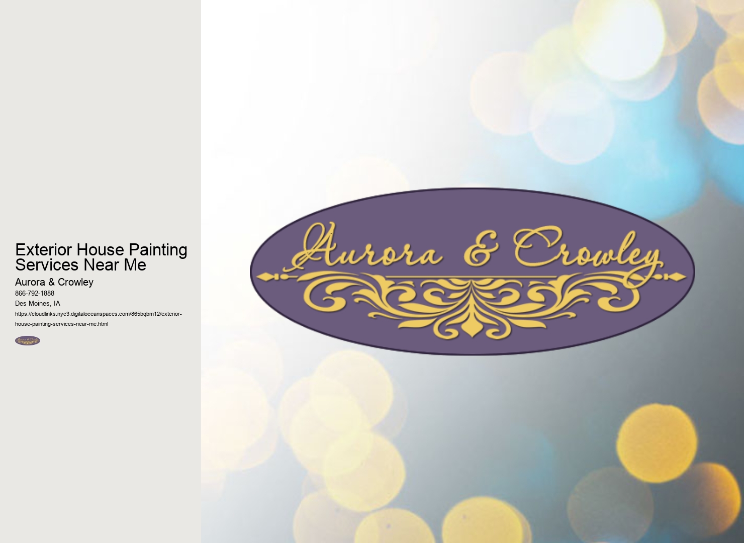 Exterior House Painting Services Near Me