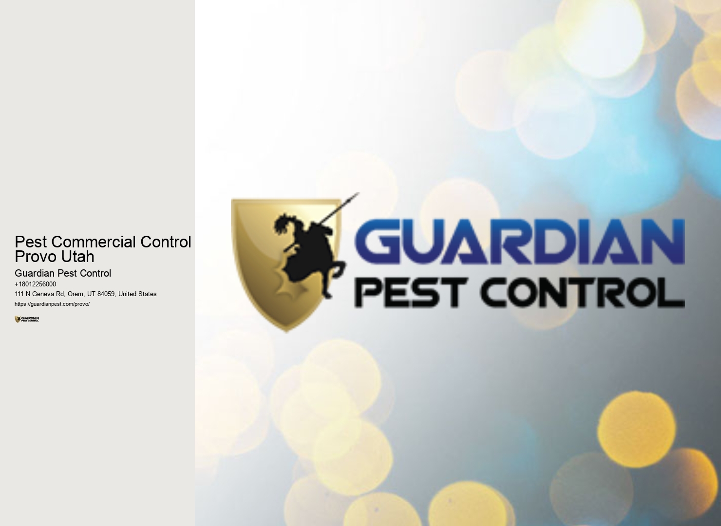 Pest Commercial Control Provo Utah