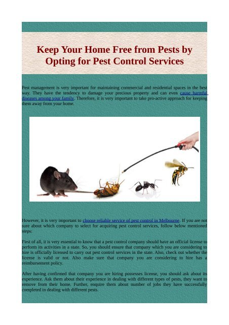Fascination About Pest Control Utah County