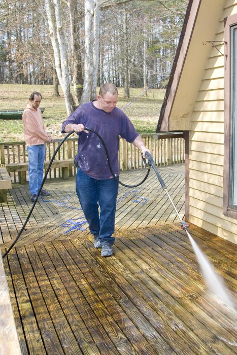 Trained Pressure Washing Technicians Use Proper Equipment and Techniques