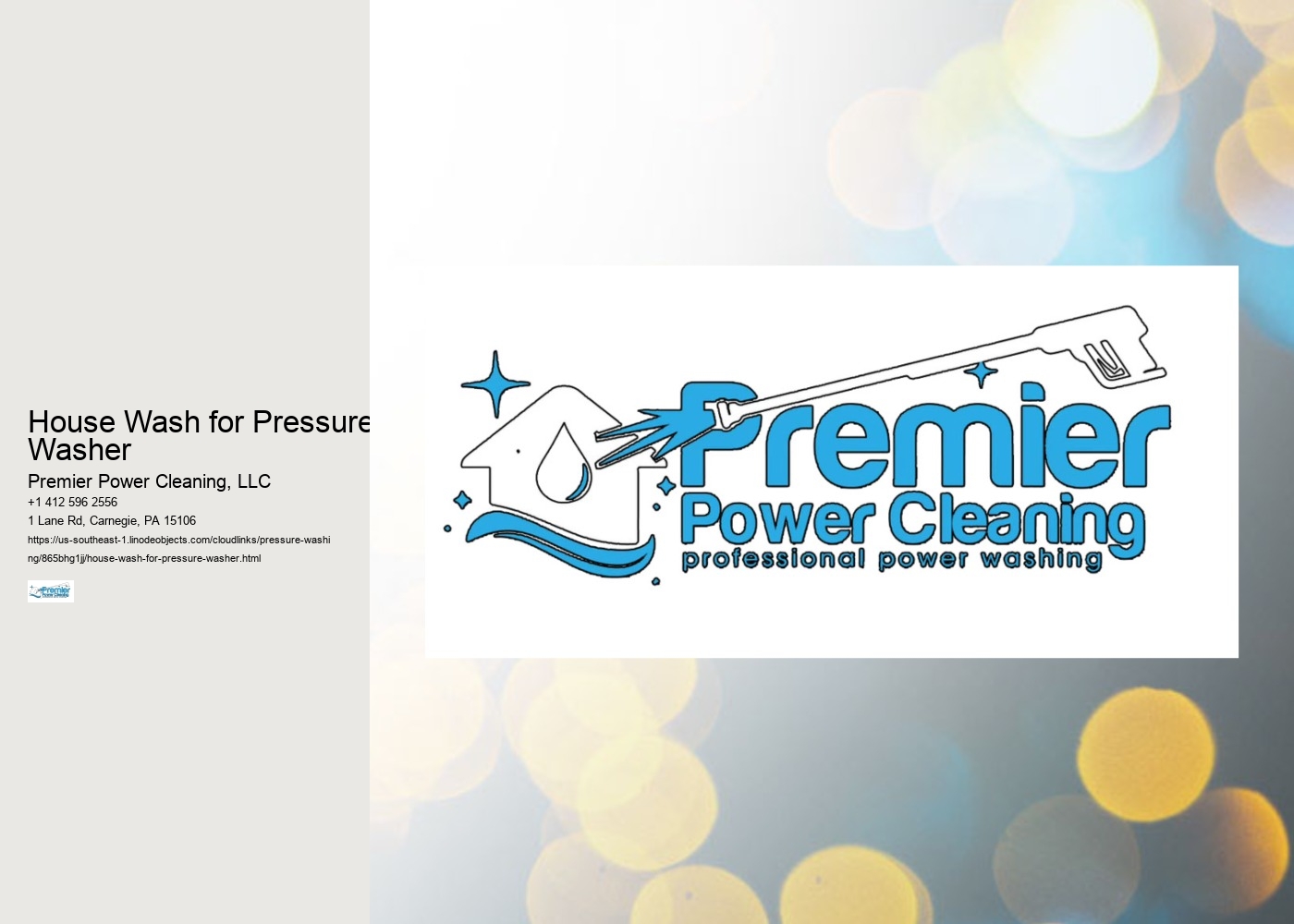 House Wash for Pressure Washer