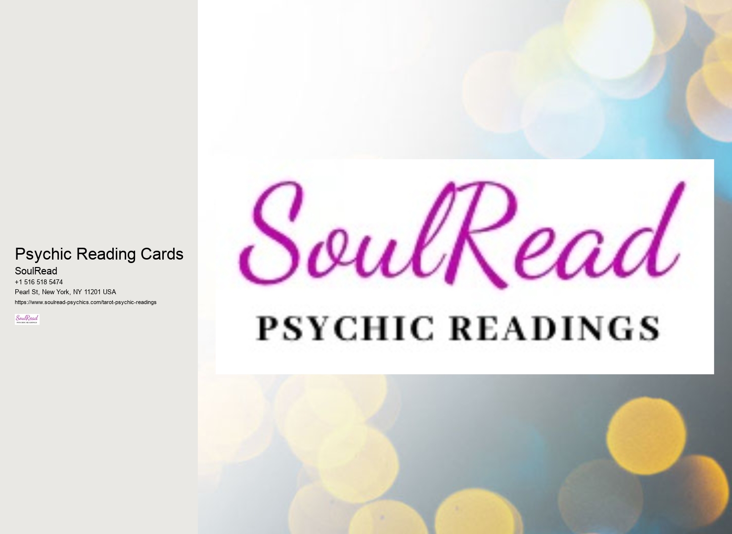 Psychic Reading Cards