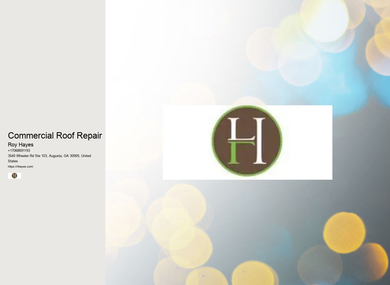 Commercial Roof Repair