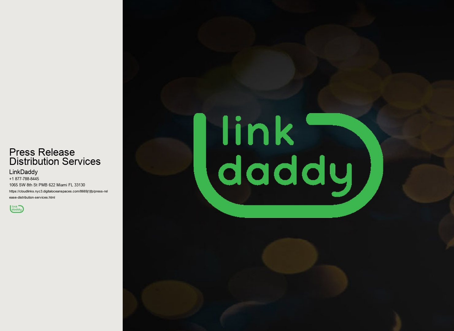 Press Release Distribution Services