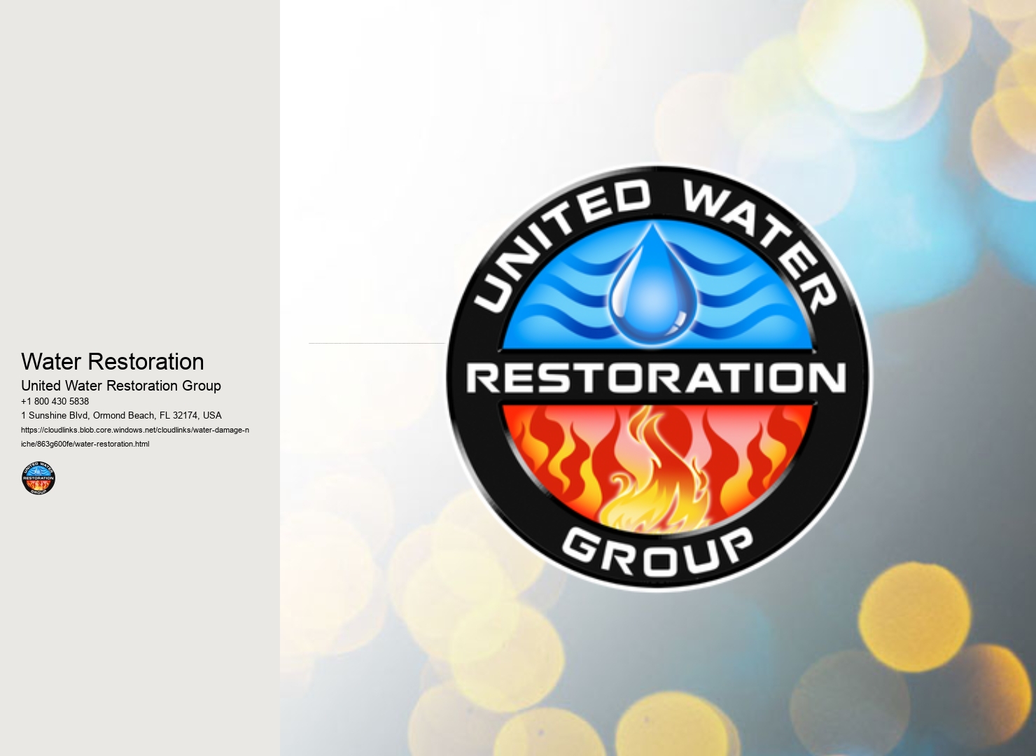 Water Restoration
