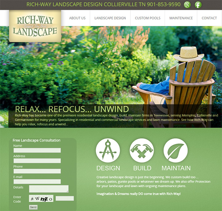 More About Landscaper Website