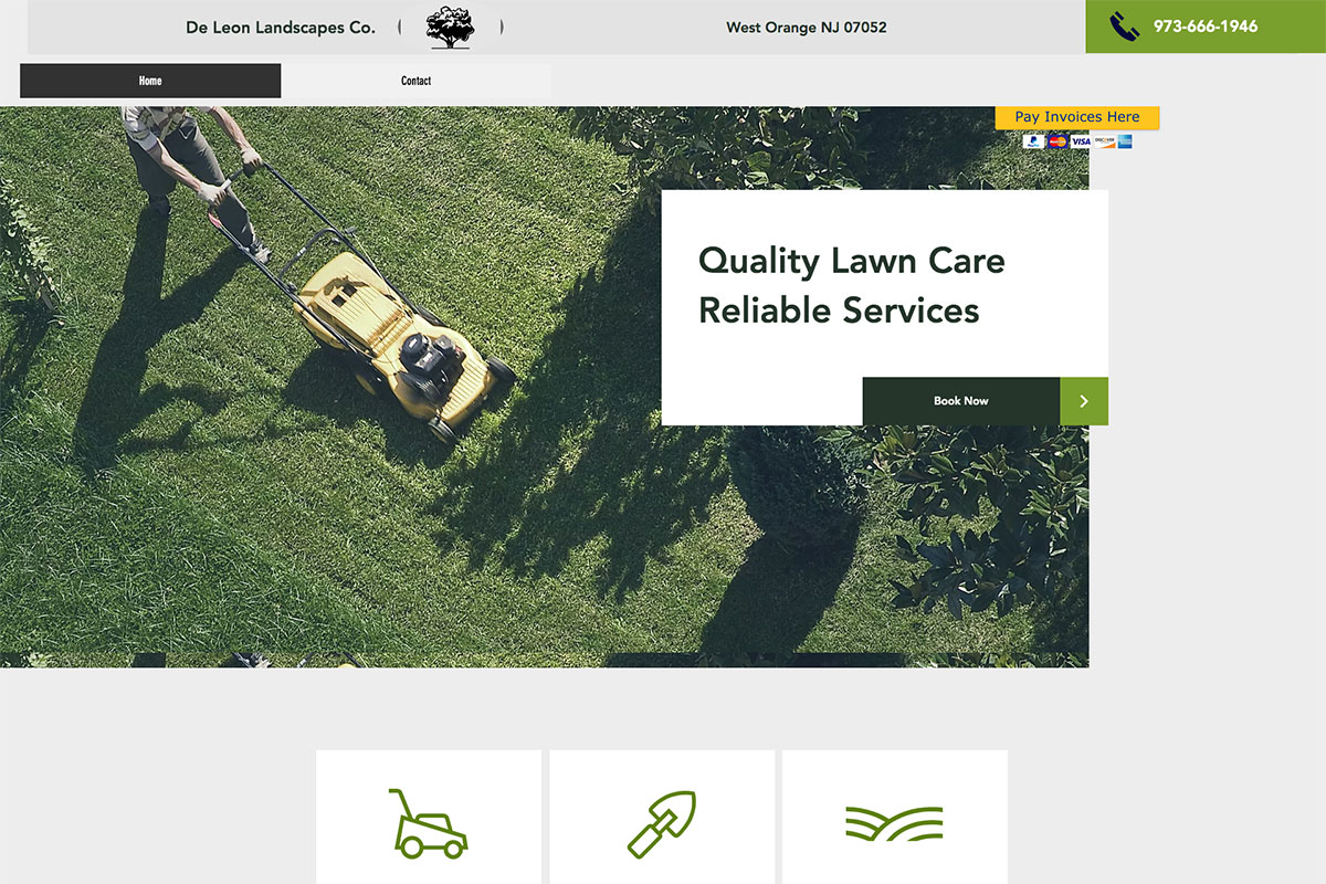 Landscaper Website for Beginners