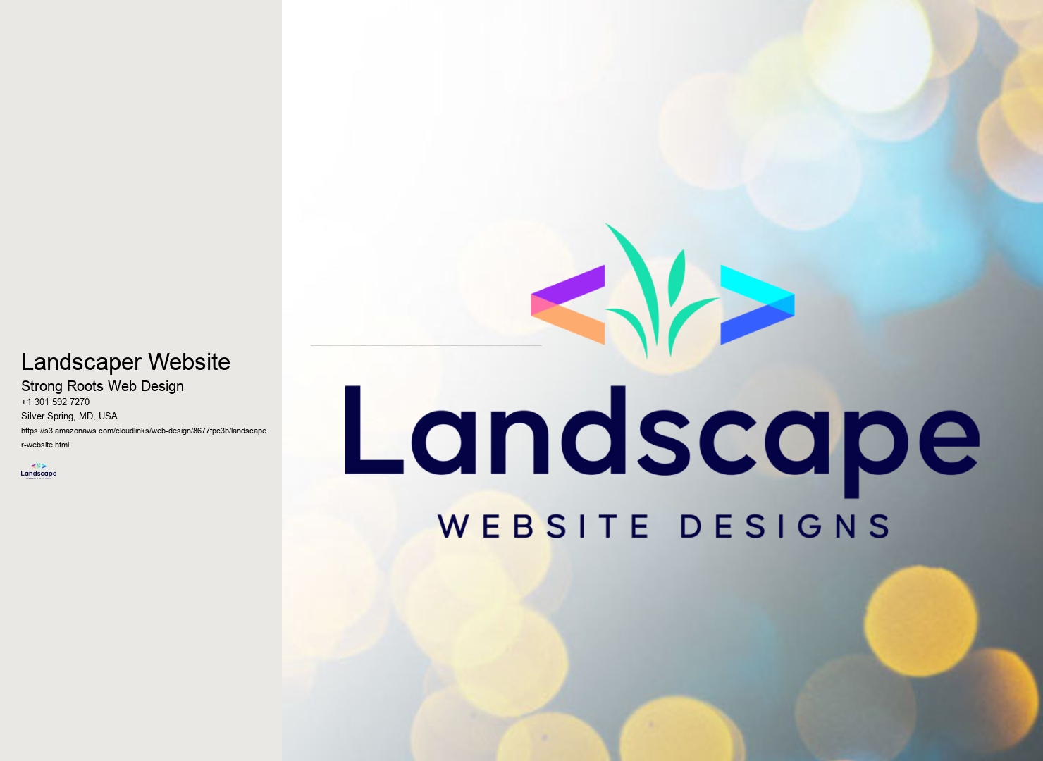 Landscaper Website