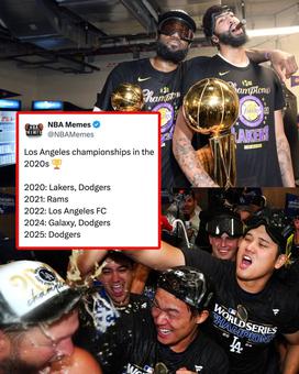 3 titles in 5 years for Dodgers Dynasty tho πππ