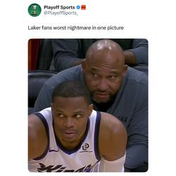 PTSD. Thatโs it. Lakers fans know ๐ญ๐
#lakers #nbamemes