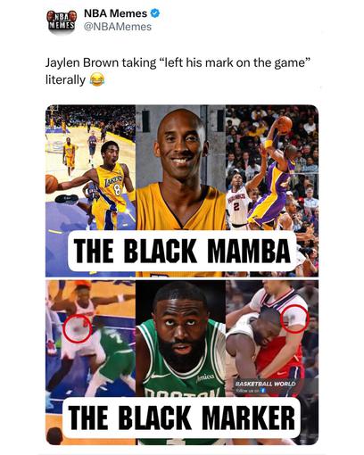 Jaylen Brown already got a new nickname 😂