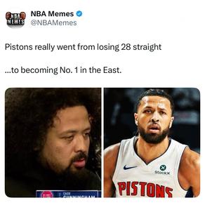 The comeback story nobody saw coming 👀🔥

#pistons #nbamemes