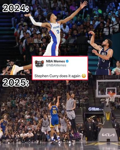 Curry might be Wemby’s kryptonite 😂