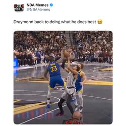 Draymond Green is already in playoff form 🔥

#draymondgreen #nbamemes