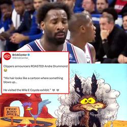The announcer woke up and chose violence 😭

#andredrummond #nbamemes
