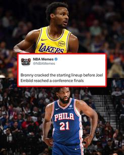 Bronny should've done a baby powder toss before tipoff.