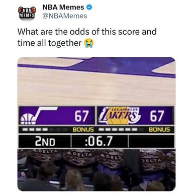 Can't tell me the NBA isn't scripted😂