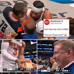 This man just made the sweetest assist of the night. 😂

#joshhart #nbamemes