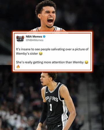 Fans are losing their mind after seeing viral selfie of Wemby’s sister 👀 Story in bio.