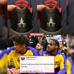 The logo is the visual equivalent of Bronny 😂

#bronny #nbamemes