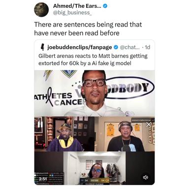 What in the world is going on around the NBA😭?